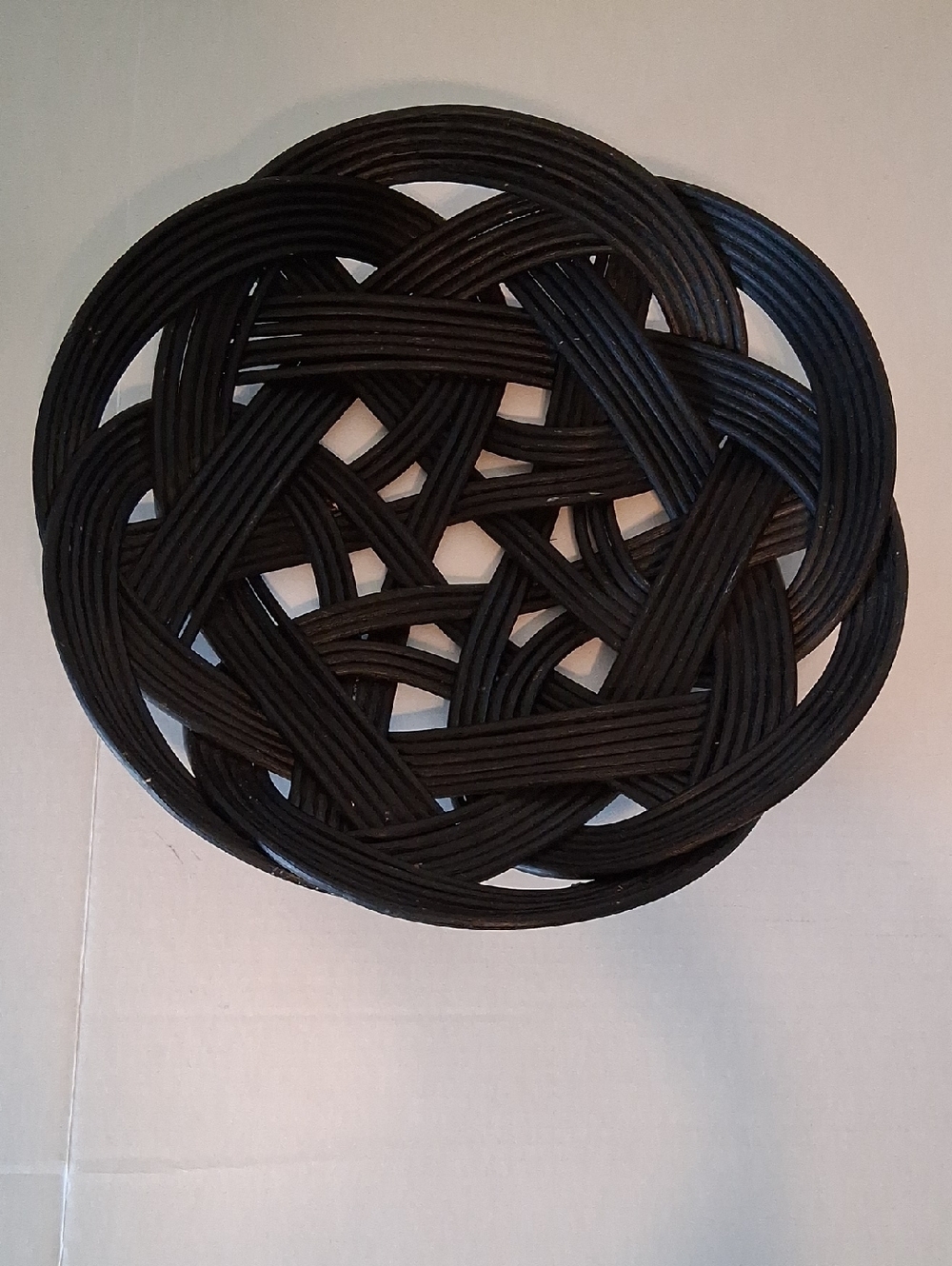 Tatza Polish Bread Basket made of hand-woven willow.  - Home Accents